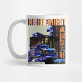 Night Knight Drift R34 GT-R Mug